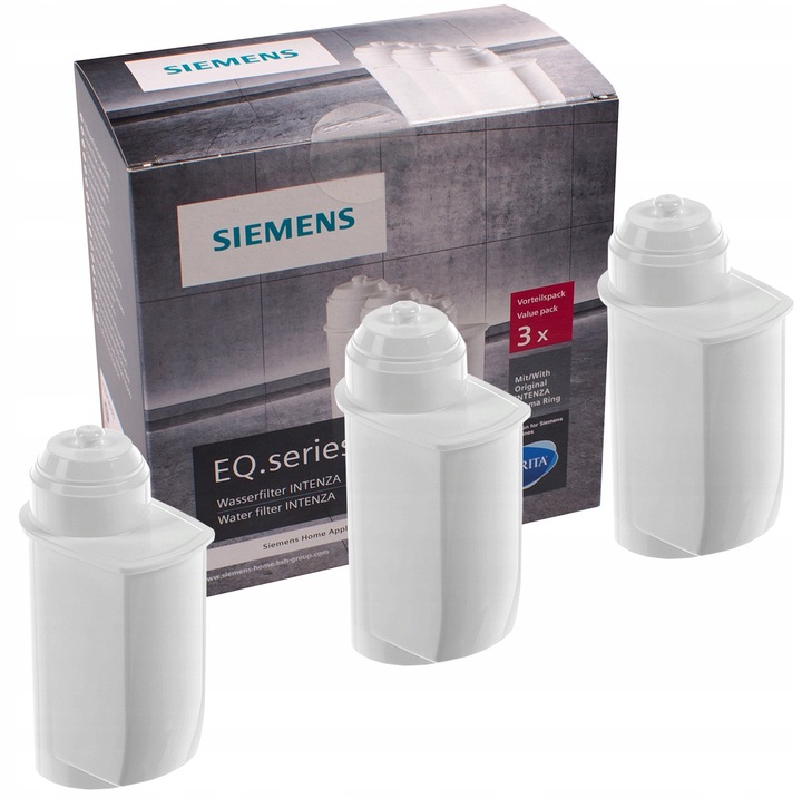 3x Filtry do wody Siemens Brita Intenza TZ70033A 3 sztuki EQ.3 EQ.6 EQ.9