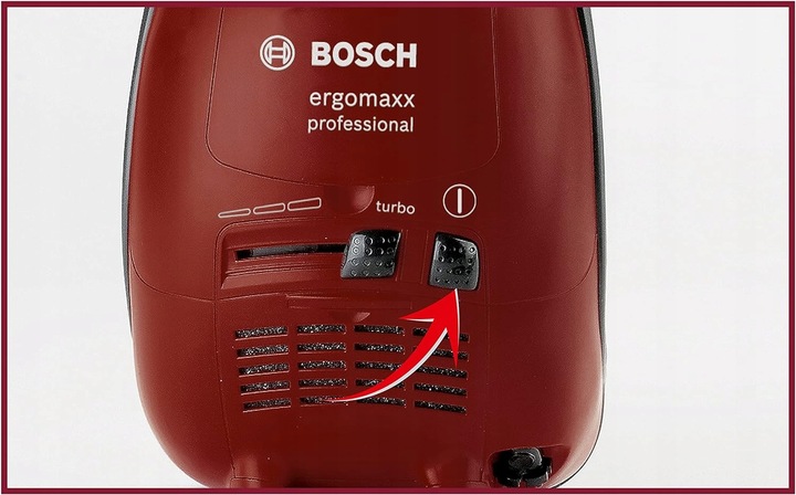 ODKURZACZ BOSCH DLA DZIECI CZERWONY Z DŹWIĘKIEM KLEIN