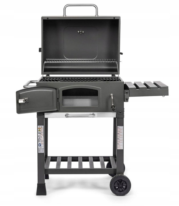 Grill Węglowy Activa Mastercook Angular Ruszt Żeliwny 57,5 x 42,0 cm