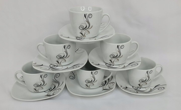 ZESTAW FILIŻANEK VIOLET 6SZT VC442F