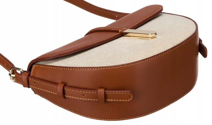 Torebka listonoszka damska Peterson płócienna canvas elegancka na ramię