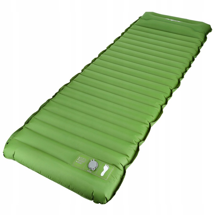 MATERAC SAMOPOMPUJĄCY TURYSTYCZNY ULTRALEKKI WBUDOWANA POMPKA ZWIJANA MATA