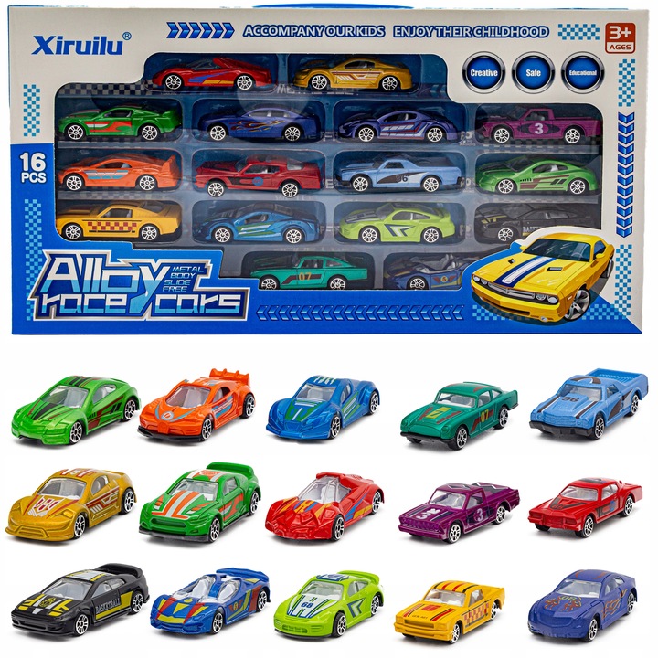 SAMOCHODY SAMOCHODZIKI METALOWE Autka Resoraki x16