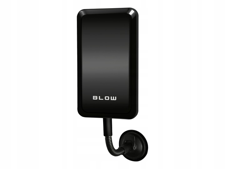 ANTENA PANELOWA AKTYWNA DVBT-2 SAMOCHODOWA PRZYSSAWKA NA SZYBĘ 4K LTE MUX-8