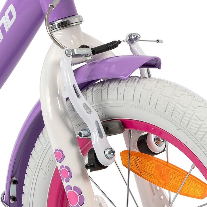 12-calowy rower dla dzieci 2-4 lat Koło treningowe Hand&Coaster Hamulec