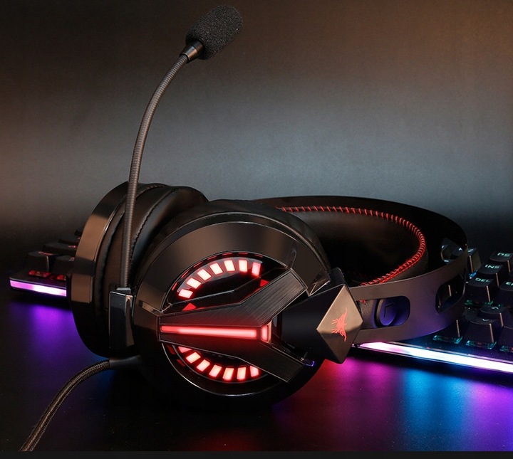 SŁUCHAWKI GAMINGOWE M180PRO do PC PS4 XBOX LED