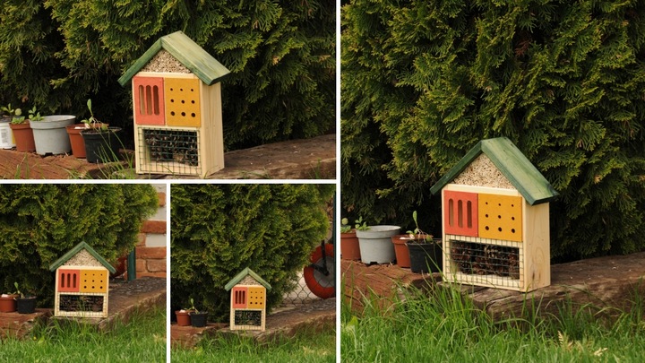 Hotele dla owadów Hotel dla owadów Domek dla owadów domki budka dla owadów