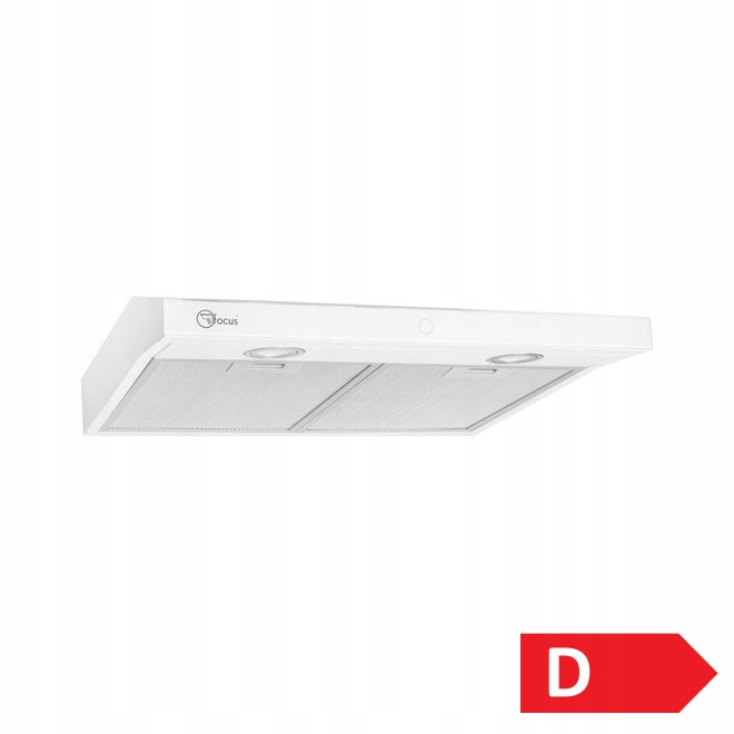 Okap podszafkowy Focus Modo 60 cm biały