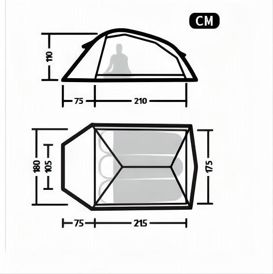 LEKKI NAMIOT CLOUD UP 3 20D UPDATED NATUREHIKE