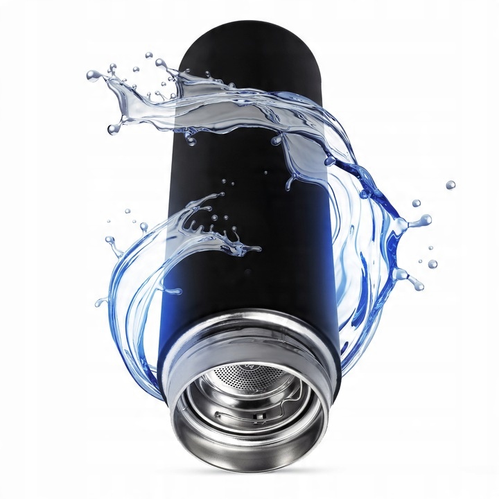 Kubek Termiczny Termos LED 500ml Duży | Butelka Na Kawę Herbatę Wyświetlacz