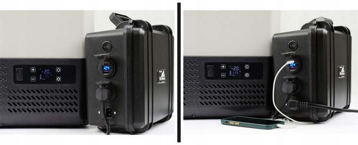 Akumulator do kompresorowych lodówek turystycznych bateria stacja zasilania