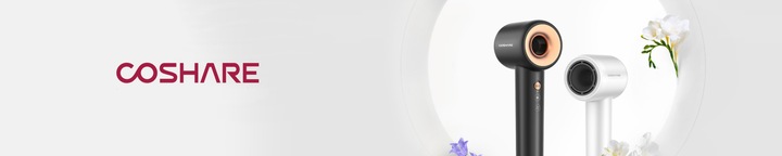 Mocna Suszarka do Włosów COSHARE EssenceRing SuperFlow1 PRO Jonizacja 1600W