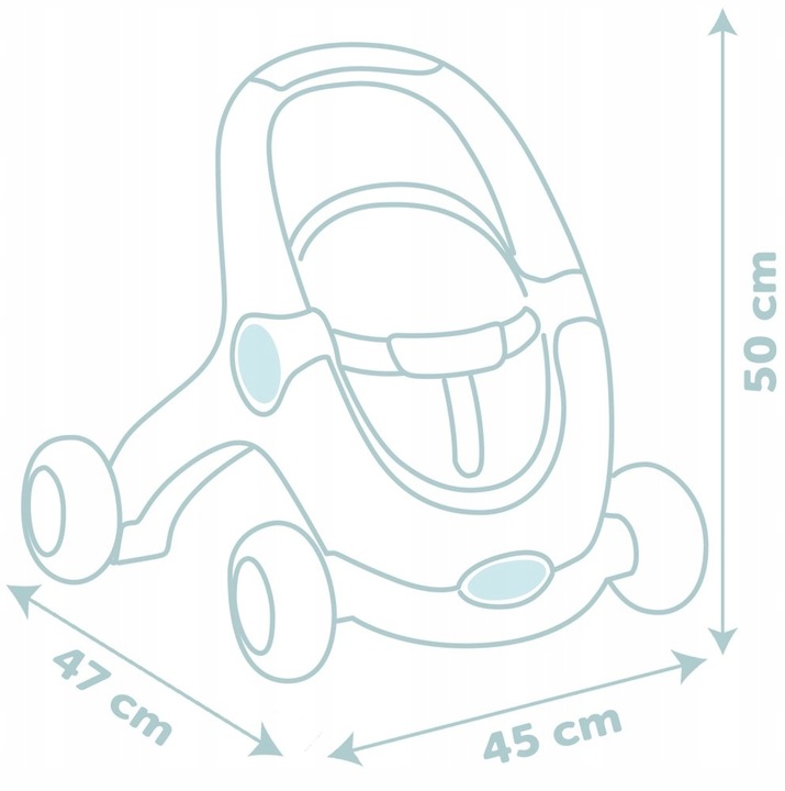 LITTLE SMOBY CHODZIK PCHACZ 3 W 1 WÓŻEK Z LALKĄ
