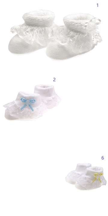 SKARPETKI NIEMOWLĘCE BAWEŁNIANE 0-3 MSC.
