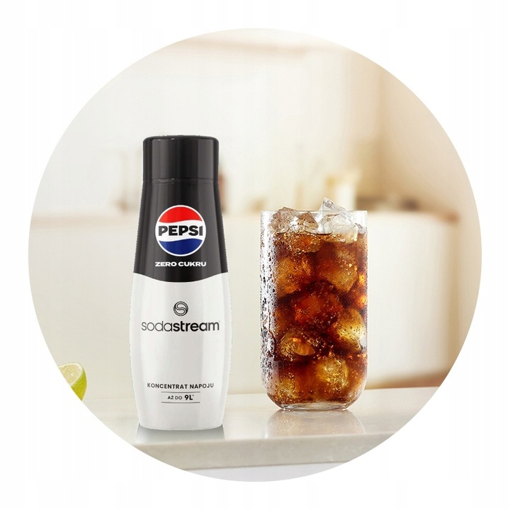 Zestaw Syrop do wody SodaStream Pepsi Zero Cukru 3x440ml + Torba GRATIS