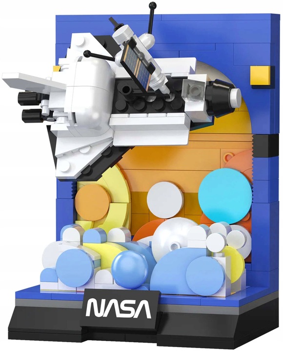 DUŻY ZESTAW KOSMICZNY KLOCKI KONSTRUKCYJNE CADA NASA WYSTAWA 1182 ELEMENTÓW