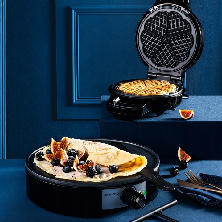 NALEŚNIKARKA ELEKTRYCZNA PATELNIA DO PIECZENIA NALEŚNIKÓW 1200W 30cm