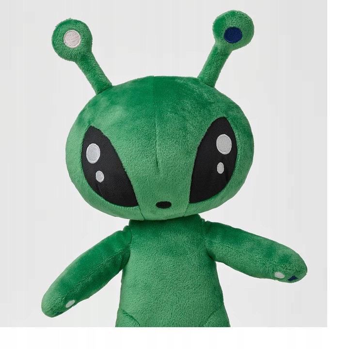 IKEA AFTONSPARV Pluszak Kosmita zielony 34 cm