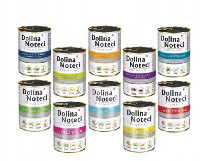 DOLINA NOTECI PREMIUM MIX SMAKÓW 800g x10 SZTUK