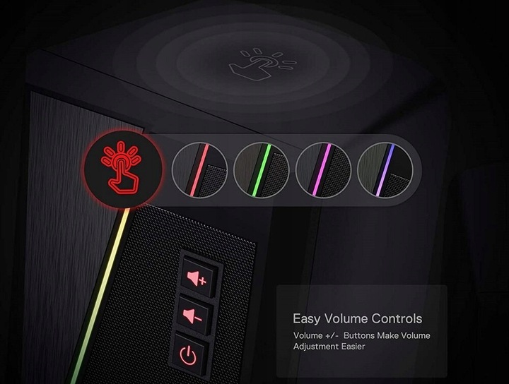 GŁOŚNIKI REDRAGON GS520 ANVIL 2.0 RGB