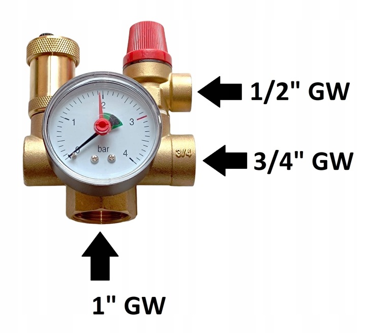 GRUPA BEZPIECZEŃSTWA DO C.O. 3 BAR