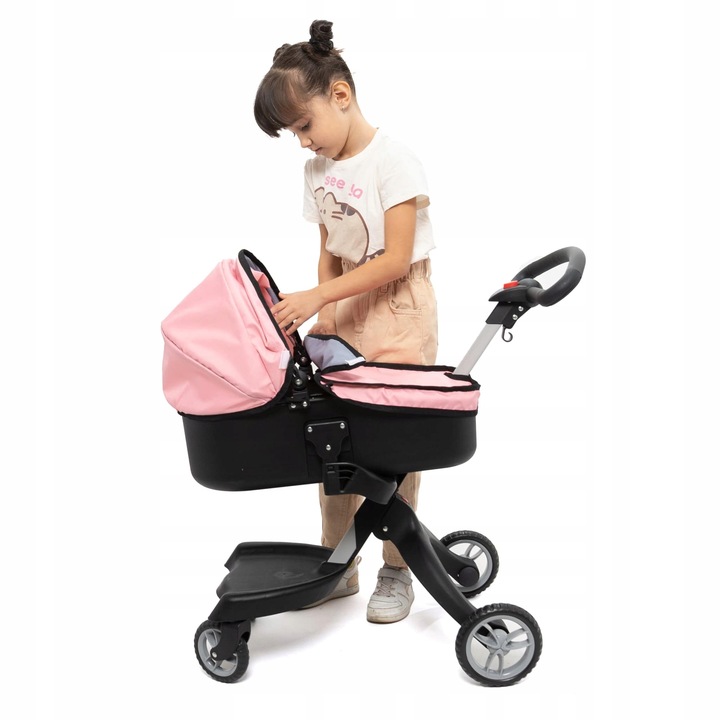 Nowoczesny stylowy wózek dla lalek głęboki gondola Starli