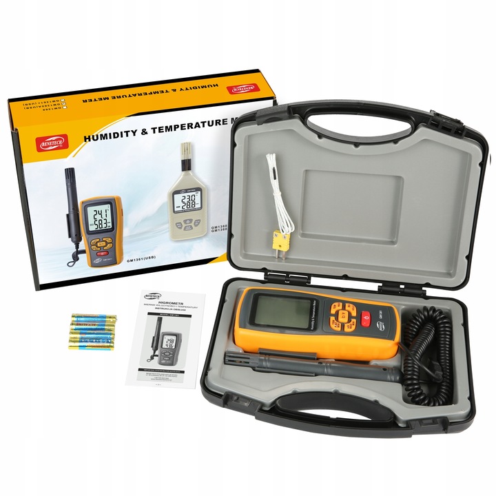 TERMO-HIGROMETR WILGOTNOŚCIOMIERZ MIERNIK WILGOTNOŚCI TEMPERATURY POWIETRZA