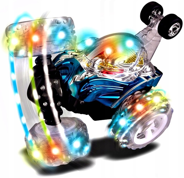 SAMOCHÓD STEROWANY AUTO TWISTER AKROBATA DUŻY LED
