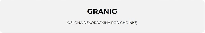 Osłona dekoracyjna podstawy do choinki GRANIG beżowa