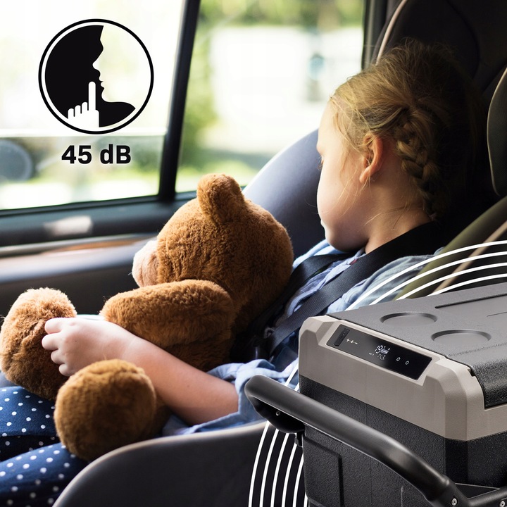 LODÓWKA KOMPRESOROWA TURYSTYCZNA NA PIKNIK RYBY METEOR TSW60 bluetooth 60l