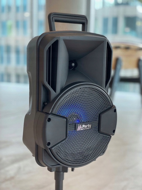 Kolumna BLUETOOTH KARAOKE MIKROFON STATYW PILOT