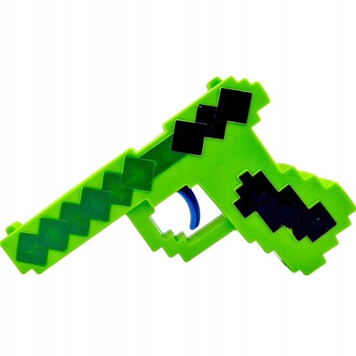 MINECRAFT FIGURKI ZOMBIE DIAMENTOWY STEVE ZESTAW 9w1 PISTOLET AKCESORIA