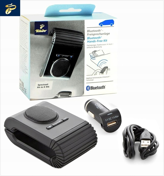 Samochodowy przenośny zestaw głośnomówiący Tchibo