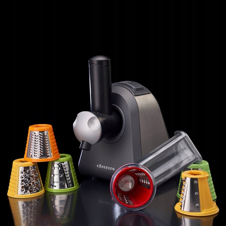 Szatkownica 7w1 Tarka Elektryczna do warzyw sałatek lodów frytek +NOŻYCE