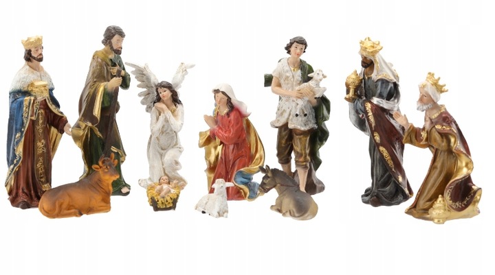 FIGURY DO SZOPKI BOŻONARODZENIOWEJ 21 CM 11 ELEMENTÓW