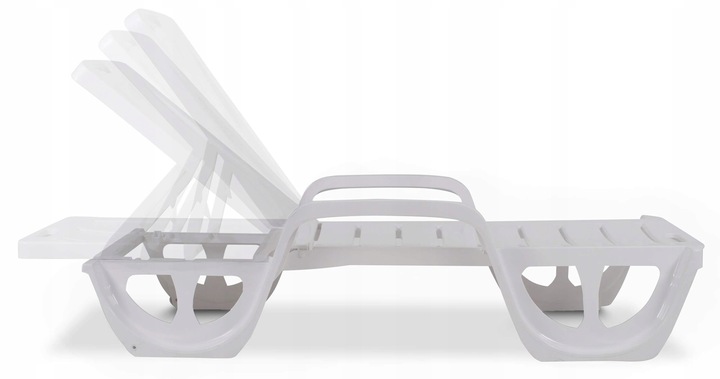 LEŻANKA basenowa profilowana FLORIDA biała SPA