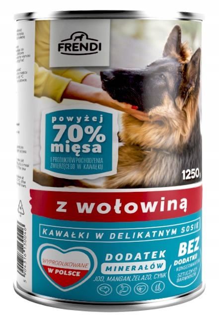 Frendi dla psa Mix smaków 16 puszek 1250 g