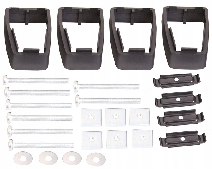 UCHWYT NARCIARSKI BAGAŻNIK 5 PAR NART 4 DESKI Amos