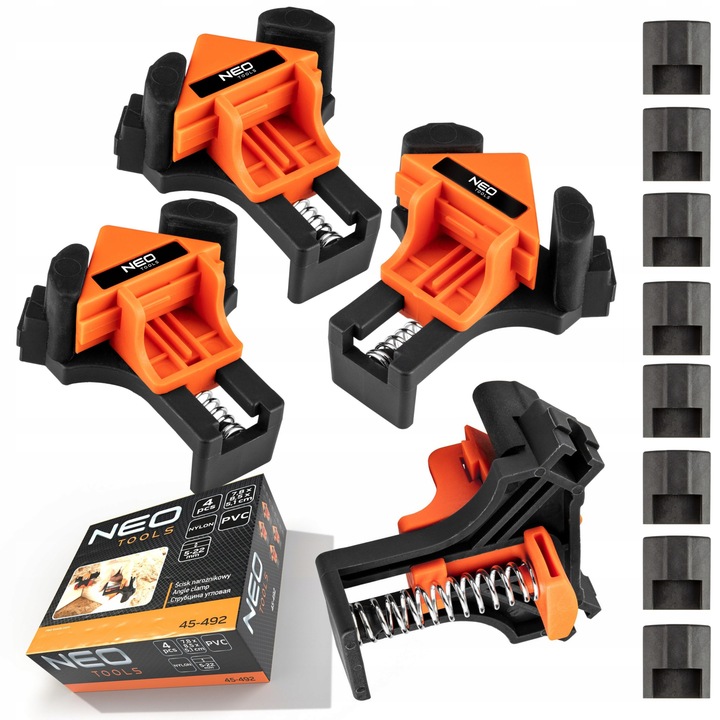 NEO ŚCISK KĄTOWY DO NAROŻNIKÓW DREWNA STOLARSKI ŚCISKI UCHWYT MEBLI