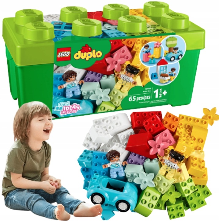 KLOCKI LEGO DUPLO DUŻE PUDEŁKO Z KLOCKAMI XXL PREZENT DLA 2,3,4 LATKA