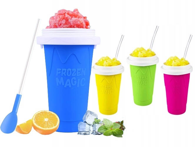 Kubek do Lodów Granity Sorbetów Slushy Koktajli Mrożonych KOLORY