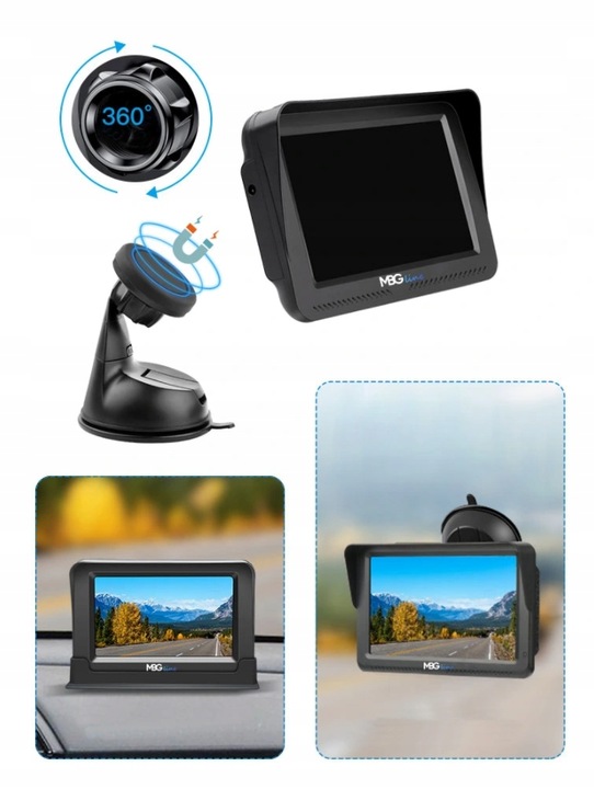 PROFESJONALNA KAMERA COFANIA BUS VAN 5'' AHD IPS