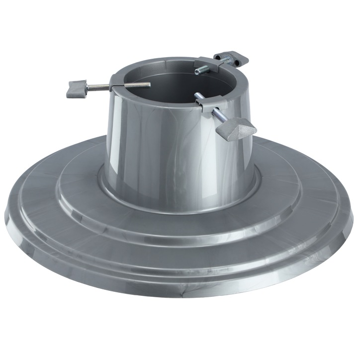 STOJAK POD CHOINKĘ CHOINKOWY PODSTAWKA DRZEWKO POJEMNIK NA WODĘ 1L SREBRNY