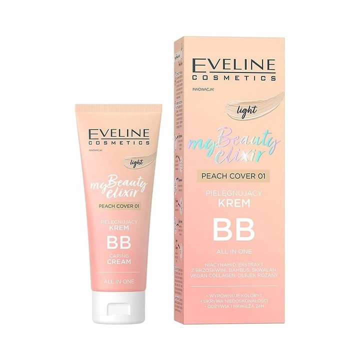 Eveline Krem BB My Beauty Elixir Peach Cover 01