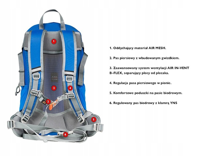 Plecak Bergson Arendal 25 black