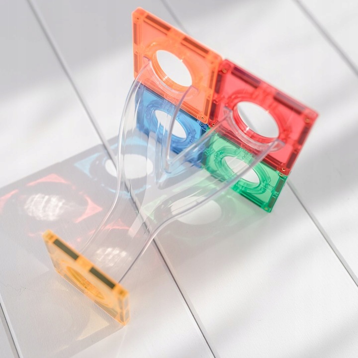 CONNETIX: Super Kulodrom duży 134 el. klocki magnetyczne konstrukcyjne tor