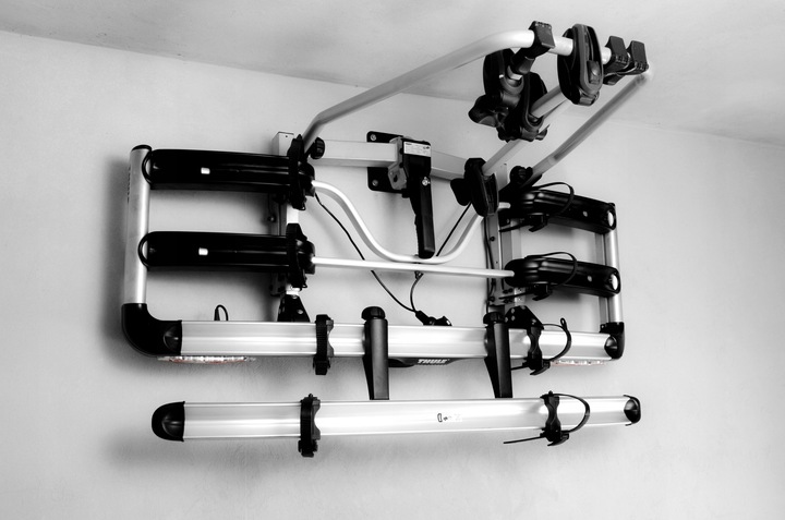 Wieszak do platform rowerowych ścienny kula PEŁNA, toczona CNC