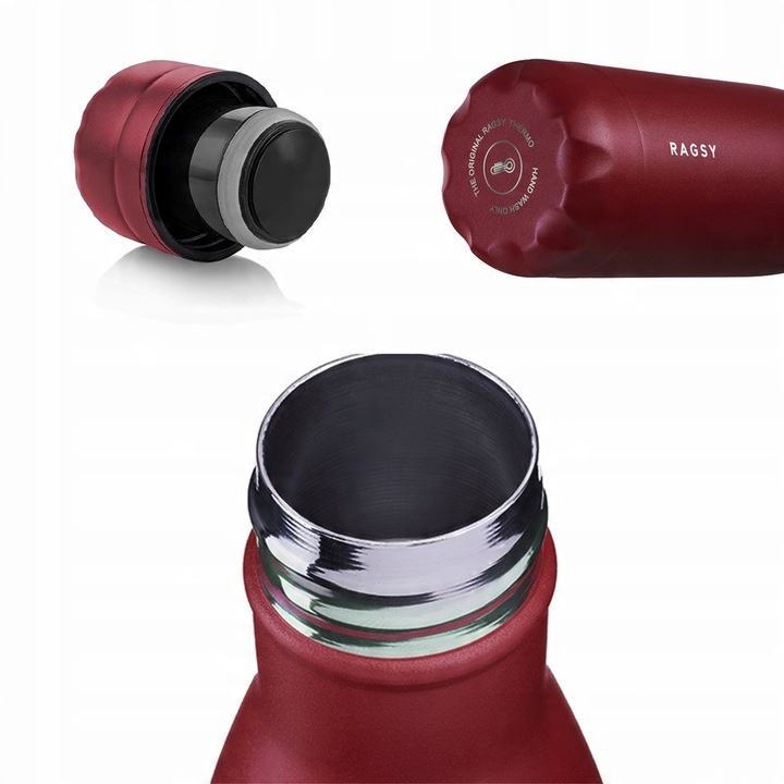 Butelka Termiczna Original 500 ml BPA FREE 12/24H - Burgundy / Bordowy