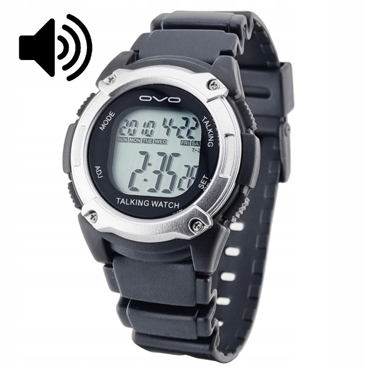 Zegarek mówący po polsku głośno i wyraźnie