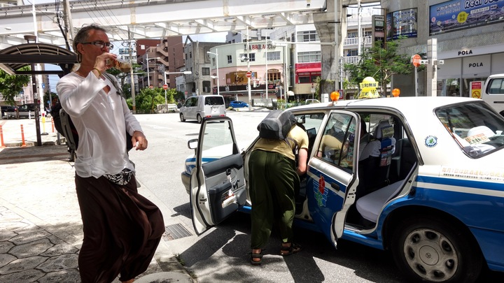Unisex, szarawary z Indii, brąz kieszenie